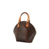 Sac à main Louis Vuitton Ellipse petit modèle en toile monogram marron et cuir naturel - 00pp thumbnail