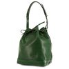 Shopping bag Louis Vuitton grand Noé modello grande in pelle Epi verde - 00pp thumbnail