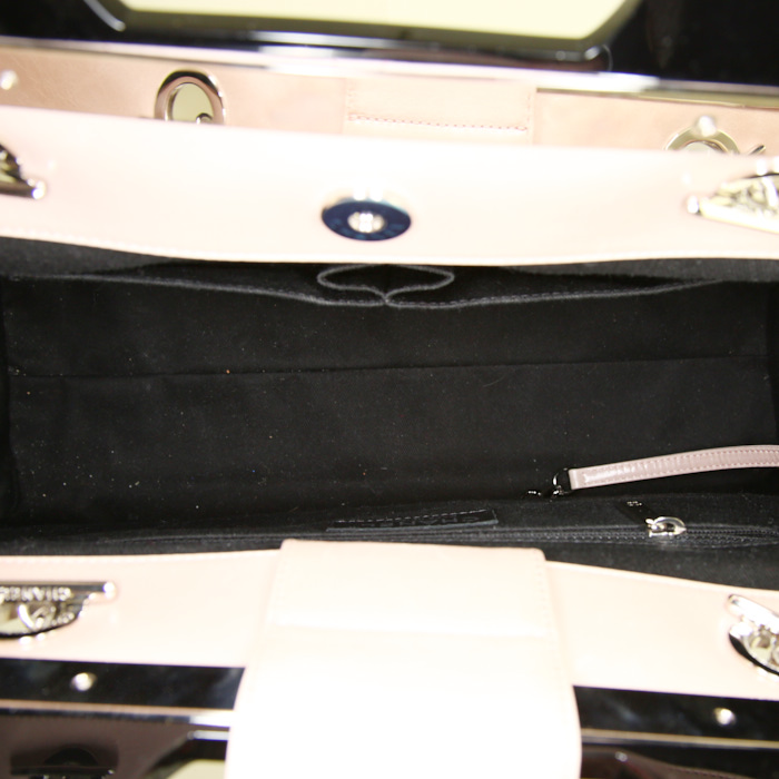 Borsa CC Delivey Chanel in pelle trapuntata beige - Detail D3
