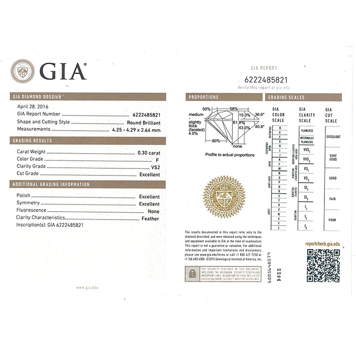 Bague Cartier 1895 en platine et diamant - Detail D3