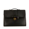 Hermès Sac à dépêches briefcase in black Fjord leather - 360 thumbnail