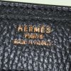 Borsa portadocumenti Hermès  Sac à dépêches in pelle Fjord nera - Detail D3 thumbnail