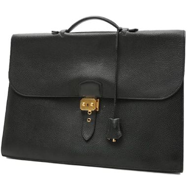 Second Hand Hermès Delvaux Madame Bag Bags, Versace Jeans Couture eyelet  logo-plaque crossbody bag