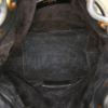 Saint Laurent Emmanuelle shoulder bag in black leather - Detail D3 thumbnail
