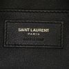 Bolso de mano Saint Laurent Downtown small en cuero negro y ante negro - Detail D4 thumbnail