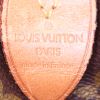 Bolsa de viaje Louis Vuitton Keepall 50 cm en lona Monogram marrón y cuero natural - Detail D3 thumbnail