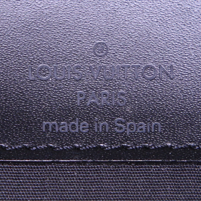 Louis Vuitton Honfleur pouch in black epi leather - Detail D3