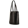 Louis Vuitton Bucket shopping bag in black epi leather - 00pp thumbnail