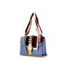 Gucci Sylvie shoulder bag in blue leather - 00pp thumbnail