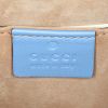 Bolso bandolera Gucci Sylvie en cuero azul - Detail D4 thumbnail