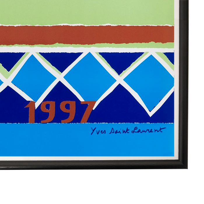 Affiche "Love" Yves Saint Laurent de 1997 - Detail D1