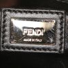 Borsa Fendi Mini Peekaboo in pelle nera con decori geometrici - Detail D4 thumbnail