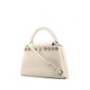 Bolso de mano Louis Vuitton Capucines modelo mediano en cuero blanco - 00pp thumbnail