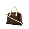 Louis Vuitton Rivoli shoulder bag in brown monogram canvas and natural leather - 00pp thumbnail