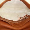 Vintage shoulder bag in brown leather - Detail D2 thumbnail