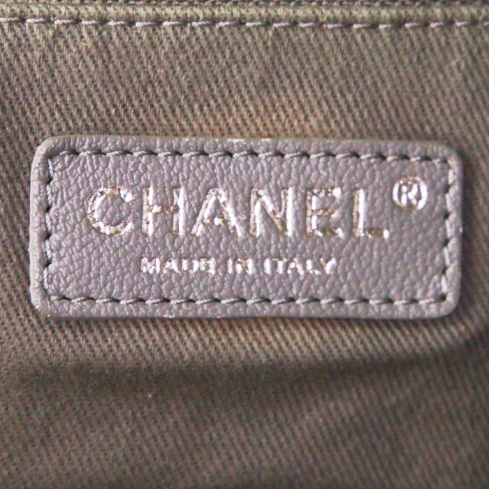 Zaino Chanel Editions Limitées in tela beige con motivo - Detail D3