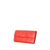 Louis Vuitton Sarah wallet in orange monogram leather - 00pp thumbnail