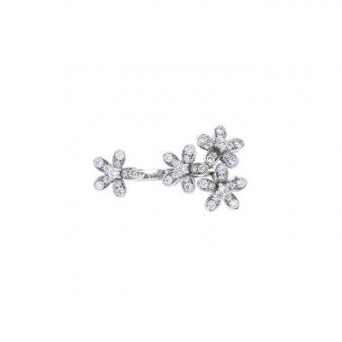 Sortija Van Cleef 
Arpels Socrate en oro blanco y diamantes