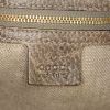 Gucci Jackie handbag in grey monogram canvas and grey leather - Detail D4 thumbnail