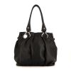 Celine Vintage handbag in black grained leather - 360 thumbnail