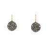 Pomellato Sabbia small model earrings in pink gold and diamonds - 00pp thumbnail