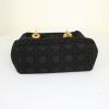 Bolso de mano Dior Lady Dior en lona cannage negra - Detail D4 thumbnail