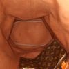 Zaino Louis Vuitton Randonnée in tela monogram cerata marrone e pelle naturale - Detail D2 thumbnail