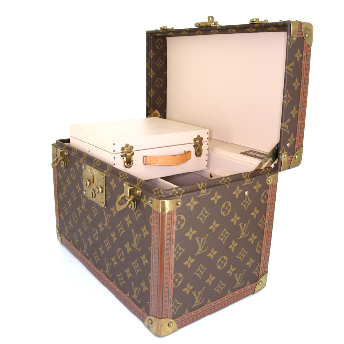 Beauty Louis Vuitton Boîte à Pharmacie in tela monogram marrone e losine - Detail D4