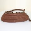 Prada handbag in brown grained leather - Detail D4 thumbnail