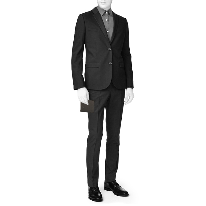 Portefeuille Louis Vuitton Slender en cuir taiga noir - Detail D1