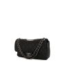 Chanel Timeless jumbo shoulder bag in black quilted leather - 00pp thumbnail