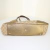 Gucci handbag in beige monogram canvas and golden brown leather - Detail D4 thumbnail
