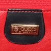 Gucci Bamboo shoulder bag in blue leather and bamboo - Detail D4 thumbnail