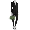 Louis Vuitton Speedy 35 handbag in green epi leather - Detail D1 thumbnail