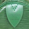 Louis Vuitton Speedy 35 handbag in green epi leather - Detail D3 thumbnail