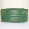 Louis Vuitton Speedy 35 handbag in green epi leather - Detail D4 thumbnail