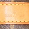 Sac de voyage Louis Vuitton Keepall 60 cm en toile monogram marron et cuir naturel - Detail D4 thumbnail