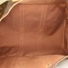 Borsa da viaggio Louis Vuitton  Keepall 50 in tela monogram marrone e pelle naturale - Detail D2 thumbnail
