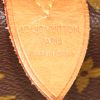 Bolsa de viaje Louis Vuitton  Keepall 50 en lona Monogram marrón y cuero natural - Detail D3 thumbnail