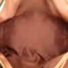 Bolso de mano Louis Vuitton Speedy Editions Limitées en lona Monogram marrón y cuero natural - Detail D2 thumbnail
