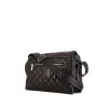 Chanel Coco Cocoon shoulder bag in black quilted leather - 00pp thumbnail