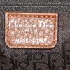 Dior Gaucho bag worn on the shoulder or carried in the hand in brown grained leather - Detail D3 thumbnail