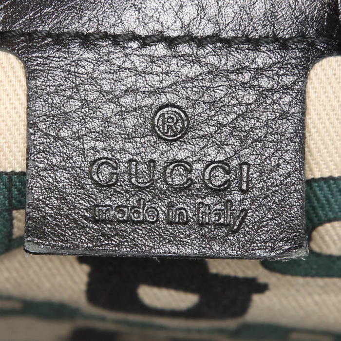 Borsa Gucci Mors in pelle monogram nera - Detail D3