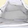 Chanel backpack in grey pearl leather - Detail D2 thumbnail