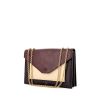 Celine bag in burgundy, black and beige tricolor leather - 00pp thumbnail