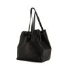 Shopping bag Céline Cabas Phantom Soft in pelle martellata nera - 00pp thumbnail
