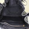 Shopping bag Céline Cabas Phantom Soft in pelle martellata nera - Detail D2 thumbnail