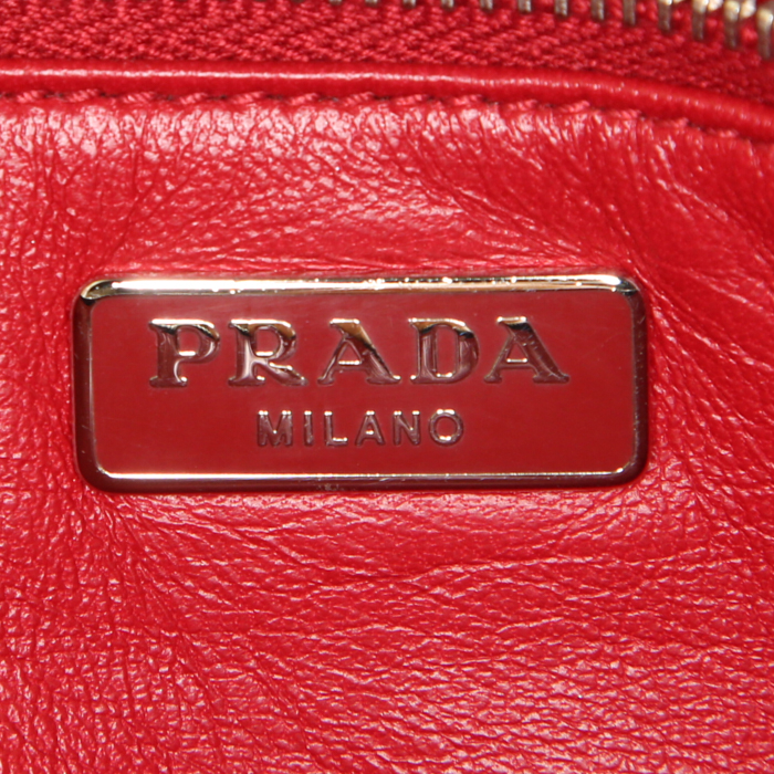 Prada Pouch in black safiano leather - Detail D3