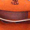 Shopping bag Ralph Lauren in pelle marrone - Detail D2 thumbnail