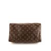 Bolso de mano Louis Vuitton Speedy Editions Limitées en lona Monogram marrón y cuero natural - Detail D5 thumbnail